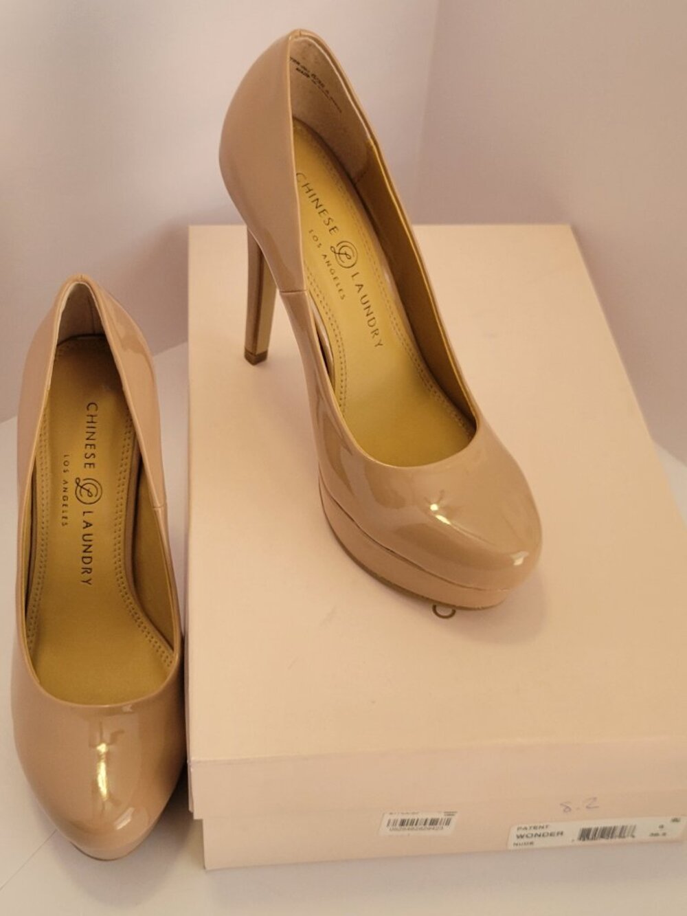 Beige/Nude  New Platform Heels from Chinese Laundry Size 6